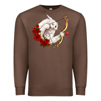 Chestnut cupid cat Premium Sweatshirt - OliviaCreatesArt