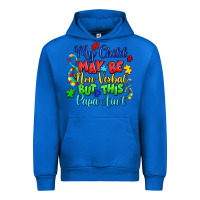 Cobalt my child may be non verbal but this papa ain't Urban Hoodie - LillyAllenDesigns