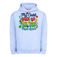 Pigment Grape Ice my child may be non verbal but this papa ain't Urban Hoodie - LillyAllenDesigns