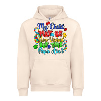 Sandshell my child may be non verbal but this papa ain't Urban Hoodie - LillyAllenDesigns