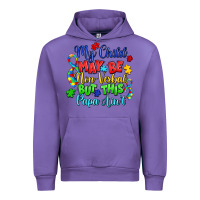 Tulip my child may be non verbal but this papa ain't Urban Hoodie - LillyAllenDesigns