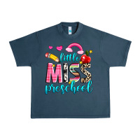 Midnight Navy little miss preschool Urban Heavy Tee - NancyCooperArtShop