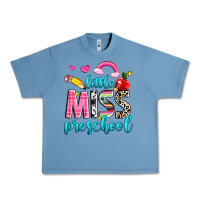 Pebble Blue little miss preschool Urban Heavy Tee - NancyCooperArtShop