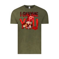 Vintage Olive i gnome you with roses Vintage Tee - NancyCooperArtShop