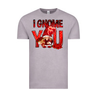 Vintage Zinc i gnome you with roses Vintage Tee - NancyCooperArtShop