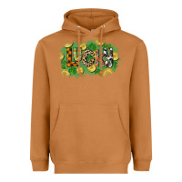 Meerkat Western lucky St. Patrick's Day Heavyweight Hoodie - CowGirlArtShop