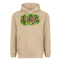 Mushroom Western lucky St. Patrick's Day Heavyweight Hoodie - CowGirlArtShop