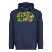 Navy Western lucky St. Patrick's Day Heavyweight Hoodie - CowGirlArtShop