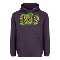 Plum Western lucky St. Patrick's Day Heavyweight Hoodie - CowGirlArtShop