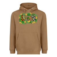 Toasted Coconut Western lucky St. Patrick's Day Heavyweight Hoodie - CowGirlArtShop