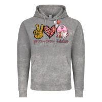 Cloud Rock Peace Love Valentines Gnomes Vintage Hoodie - Jasminsmagicworld