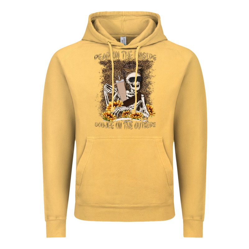 Dead Inside Boujee Outside Vintage Hoodie by MaliasSmallBusiness | Teevron