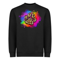 Black pride dog paw Heavyweight Sweatshirt - Artiststas