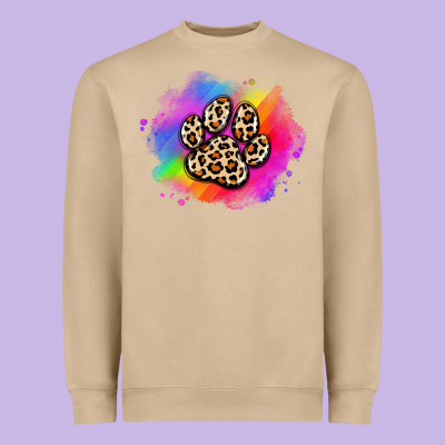 Pride Dog Paw Heavyweight Sweatshirt Designed By Artiststas