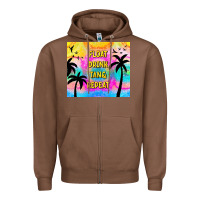 Chestnut float drink tan & repeat Zipper Hoodie - TumblerDesignByShophia