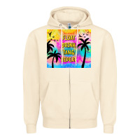 Sandshell float drink tan & repeat Zipper Hoodie - TumblerDesignByShophia