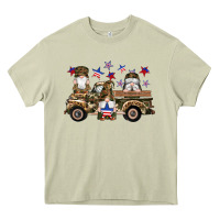 Mossy camouflage gnomes american flag star truck Heavy Core Tee - Artiststas