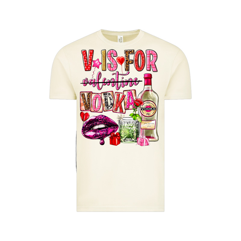 V Is For Vodka Vintage Tee by NancyCooperArtShop | Teevron