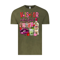 Vintage Olive v is for vodka Vintage Tee - NancyCooperArtShop