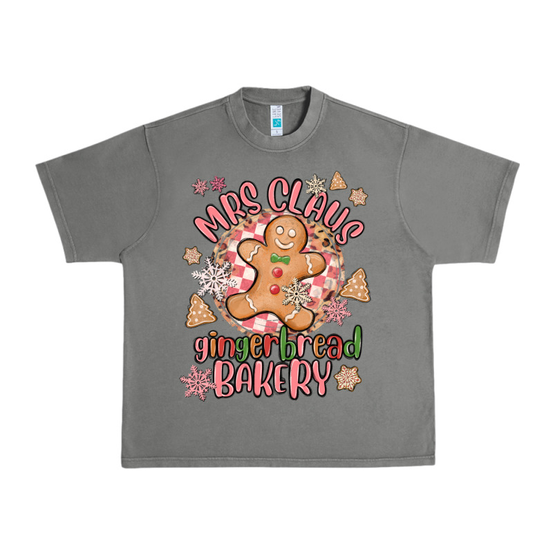Mrs Claus Gingerbread Bakery Urban Heavy Tee by MaliasSmallBusiness | Teevron