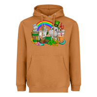 Meerkat St. Patrick's Hippopotamus coffee cups Heavyweight Hoodie - CowGirlArtShop