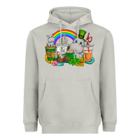 St. Patrick's Hippopotamus Coffee Cups Heavyweight Hoodie | Teevron
