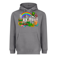 Storm St. Patrick's Hippopotamus coffee cups Heavyweight Hoodie - CowGirlArtShop