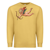 Antique Gold cupid olivia Premium Sweatshirt - OliviaCreatesArt