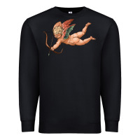 Black cupid olivia Premium Sweatshirt - OliviaCreatesArt