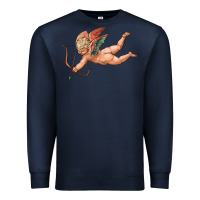 Navy cupid olivia Premium Sweatshirt - OliviaCreatesArt