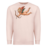Pale Pink cupid olivia Premium Sweatshirt - OliviaCreatesArt