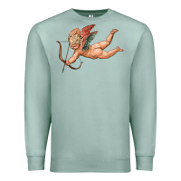 Seafoam cupid olivia Premium Sweatshirt - OliviaCreatesArt