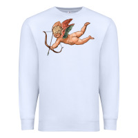 White cupid olivia Premium Sweatshirt - OliviaCreatesArt