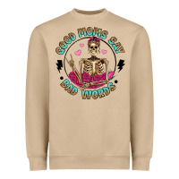 Mushroom good moms say bad words Heavyweight Sweatshirt - Artiststas