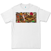 White (preview)western turquoise gemstone horse cowhide leopard floral backg Premium Tee - Artiststas
