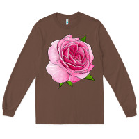 Chestnut All Dressed Up Rose Long Sleeve Tee - LillyAllenDesigns