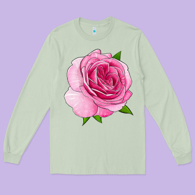 All Dressed Up Rose Long Sleeve Tee Designed By Lillyallendesigns