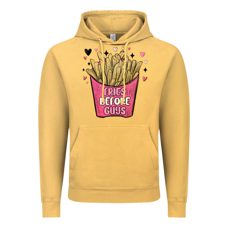 Fries Before Guys Vintage Hoodie by MaliasSmallBusiness | Teevron