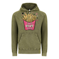 Vintage Olive fries before guys Vintage Hoodie - MaliasSmallBusiness
