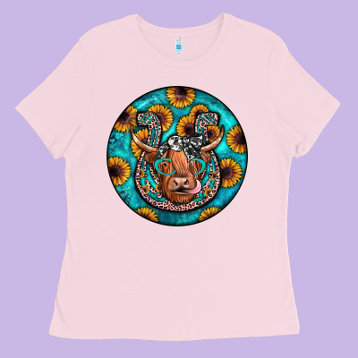 Horseshoe Circle Ladies Tee Designed By Jahusdesignshop