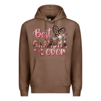 Chestnut Best Grandma ever Mother's Day Premium Hoodie - CowGirlArtShop