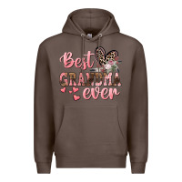 Coffee Best Grandma ever Mother's Day Premium Hoodie - CowGirlArtShop