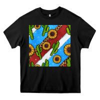 Black western 4th of july seamless pattern Heavy Core Tee - BundleAndBundleShop