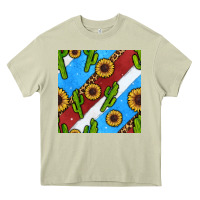 Mossy western 4th of july seamless pattern Heavy Core Tee - BundleAndBundleShop
