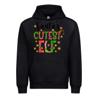 Black santas cutest elf Urban Hoodie - CowhideDigitalArt
