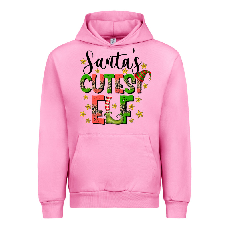 Santas Cutest Elf Urban Hoodie by CowhideDigitalArt | Teevron