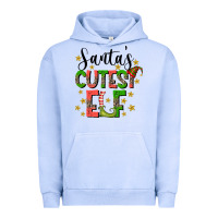 Pigment Grape Ice santas cutest elf Urban Hoodie - CowhideDigitalArt