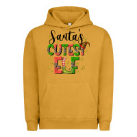 Pigment Peanut Butter santas cutest elf Urban Hoodie - CowhideDigitalArt
