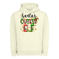 Pigment Pistachio santas cutest elf Urban Hoodie - CowhideDigitalArt
