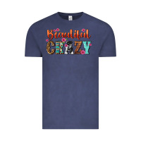 Vintage Denim beautiful crazy Vintage Tee - NancyCooperArtShop